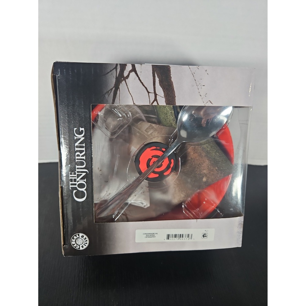 The Conjuring Breakfast Bundle, Cereal Bowl, Spoon w/ topper, & Napkin (A)